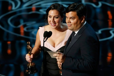 Kristen Anderson-Lopez and Robert Lopez